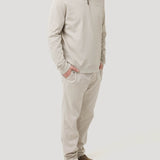 Polerón Algodón Pima Hombre Rimistripe Beige Rockford