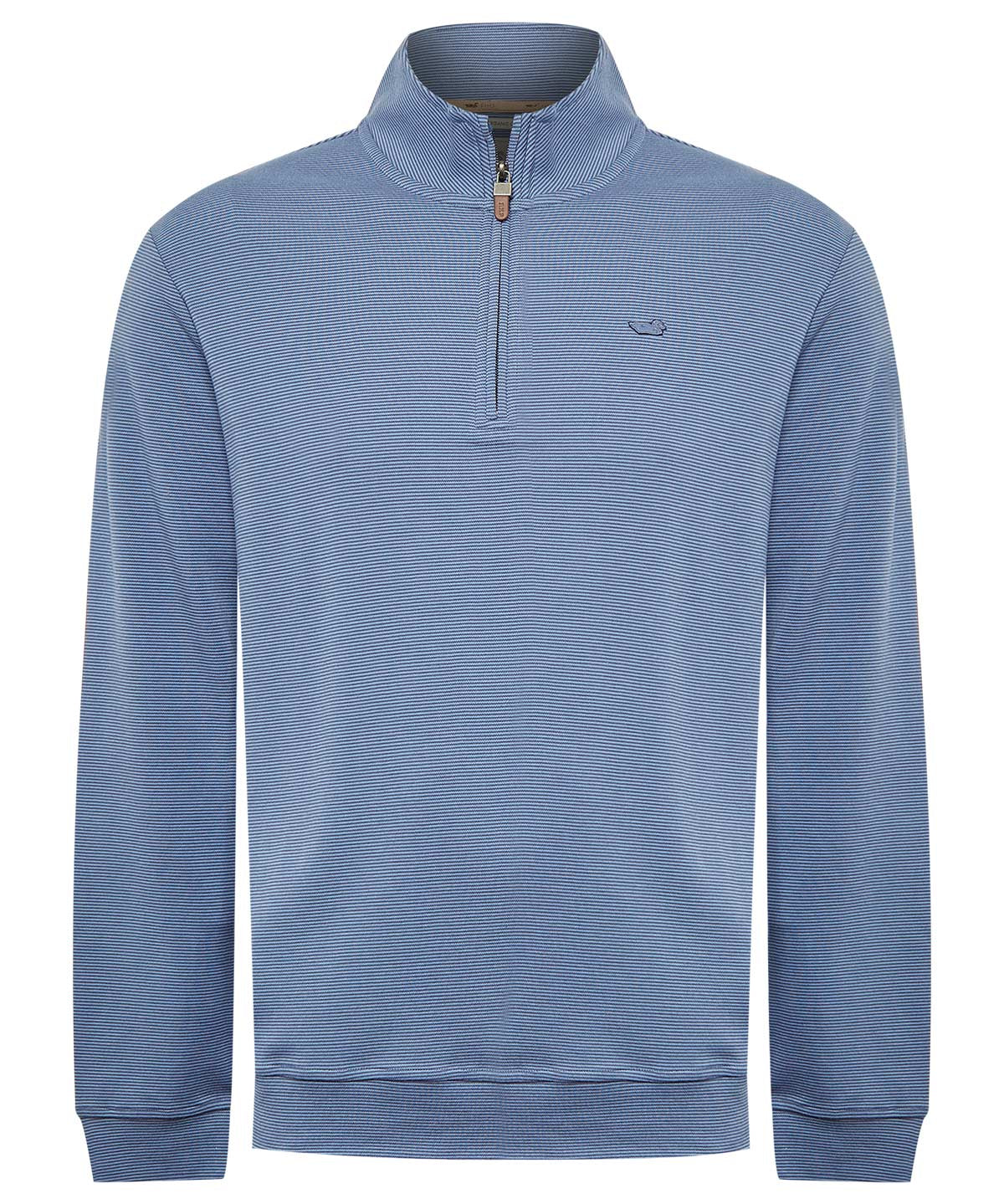 Polerón Algodón Pima Hombre Rimistripe Azul Rockford