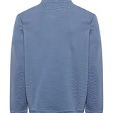 Polerón Algodón Pima Hombre Rimistripe Azul Rockford