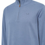 Polerón Algodón Pima Hombre Rimistripe Azul Rockford