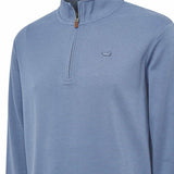 Polerón Algodón Pima Hombre Rimistripe Azul Rockford