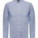 Camisa Lino Orgánico Hombre Linentex Azul Rockford