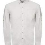 Camisa Algodón Orgánico Hombre Galiton Gris Rockford