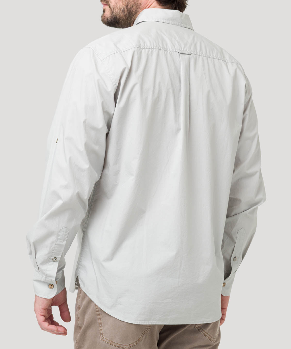 Camisa Algodón Orgánico Hombre Galiton Gris Rockford