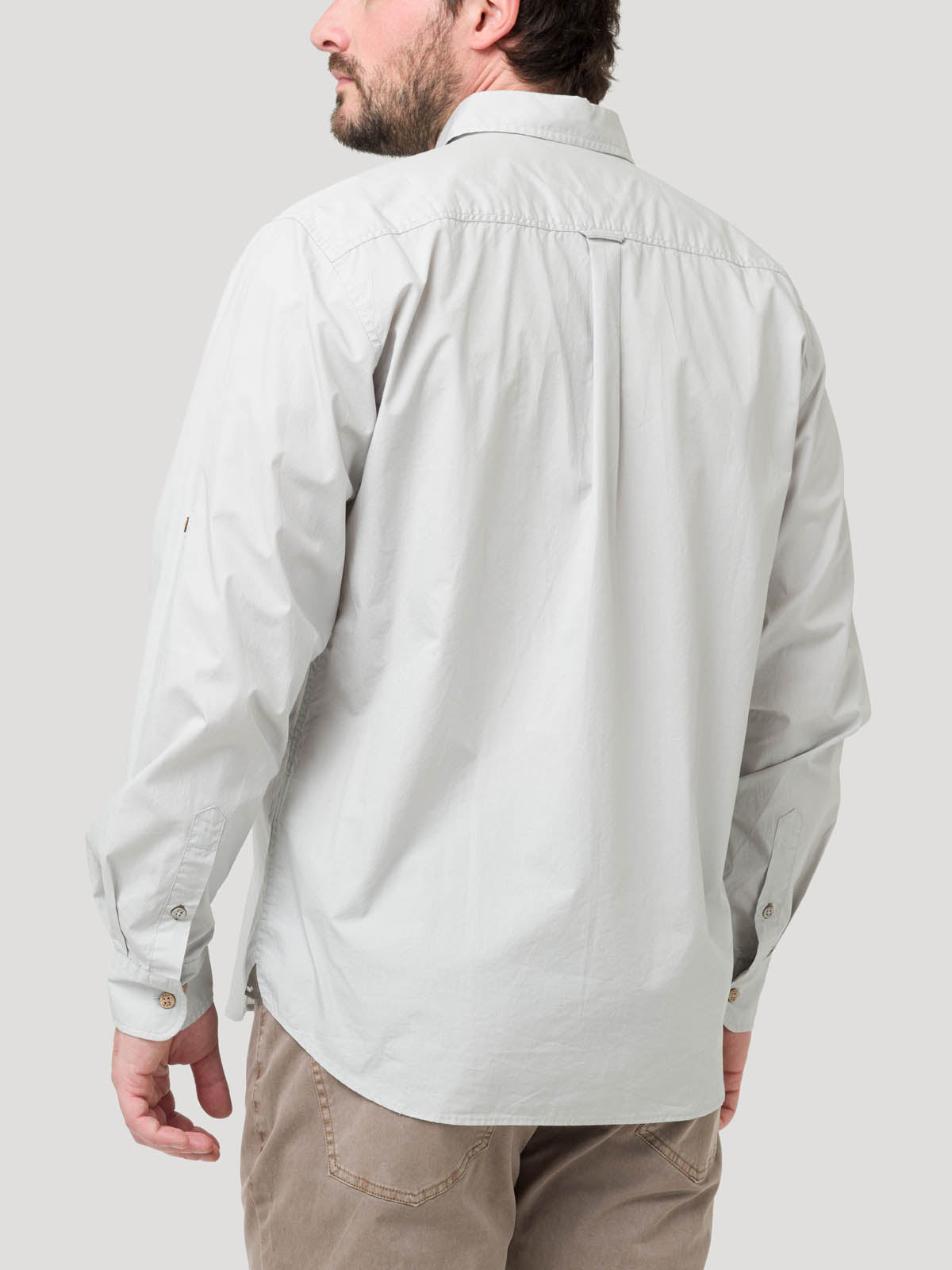 Camisa Algodón Orgánico Hombre Galiton Gris Rockford