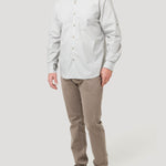 Camisa Algodón Orgánico Hombre Galiton Gris Rockford