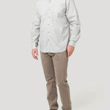 Camisa Algodón Orgánico Hombre Galiton Gris Rockford