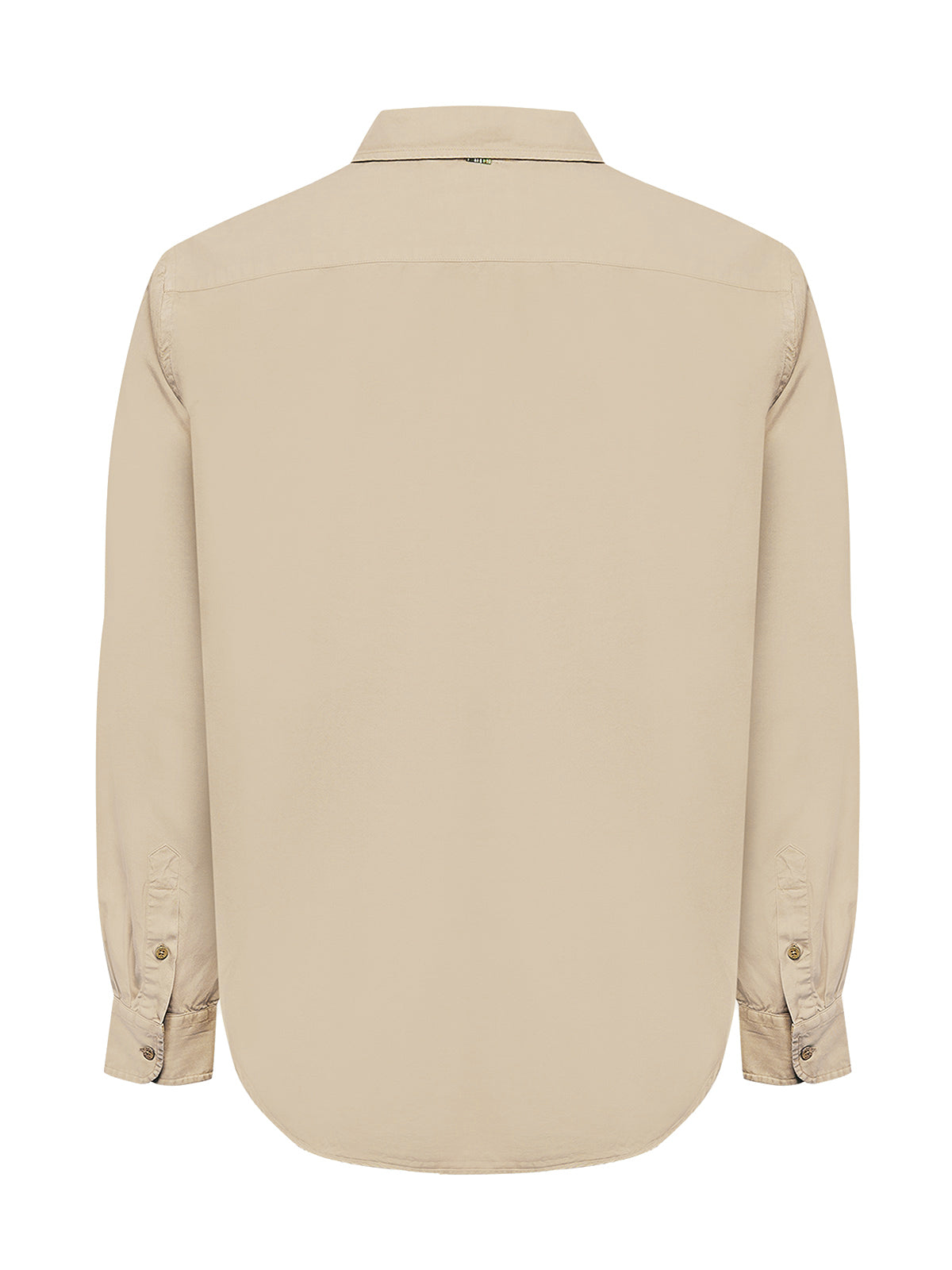 Camisa Algodón Orgánico Hombre Galiton Café Rockford