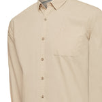 Camisa Algodón Orgánico Hombre Galiton Café Rockford
