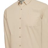 Camisa Algodón Orgánico Hombre Galiton Café Rockford