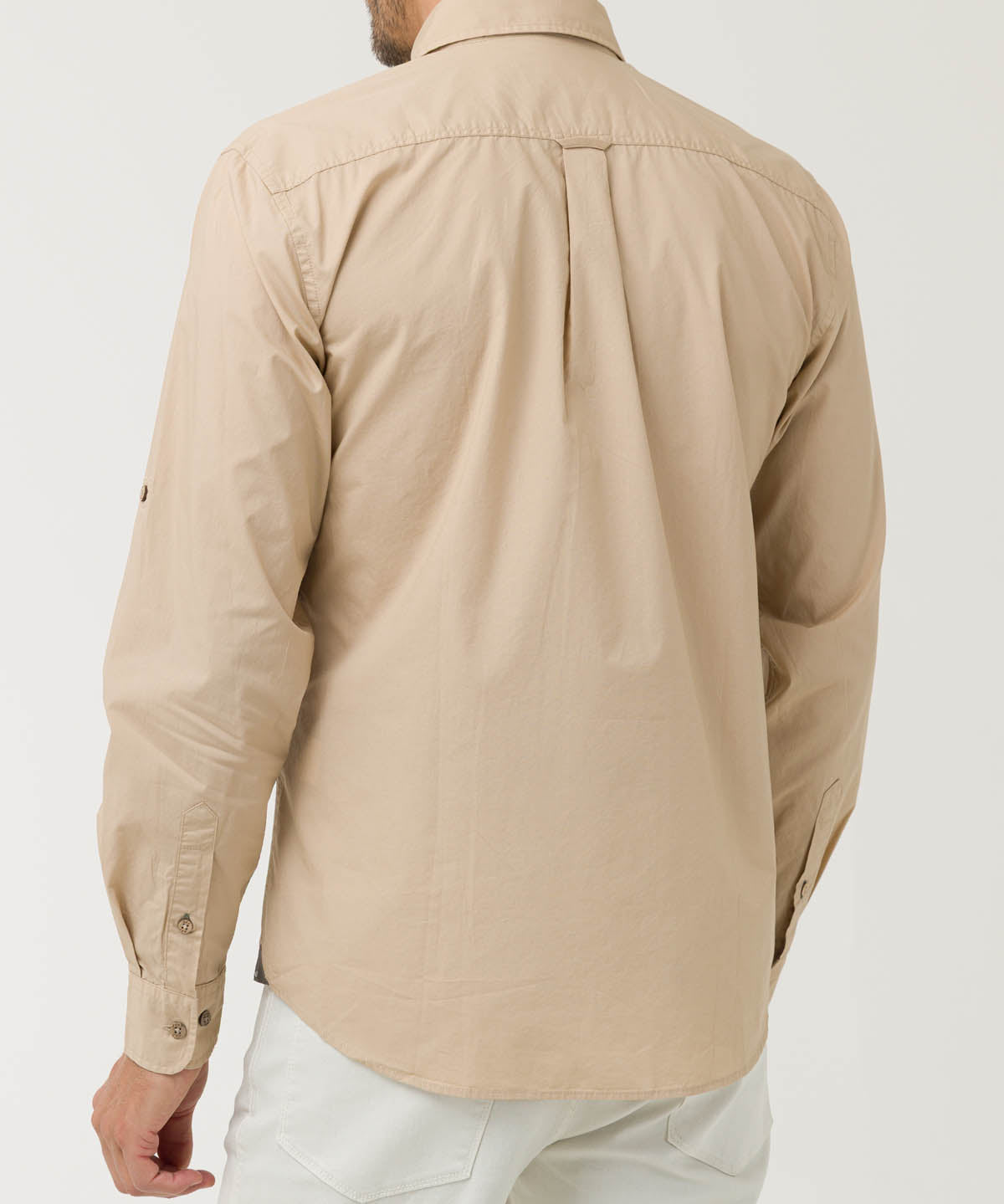 Camisa Algodón Orgánico Hombre Galiton Café Rockford