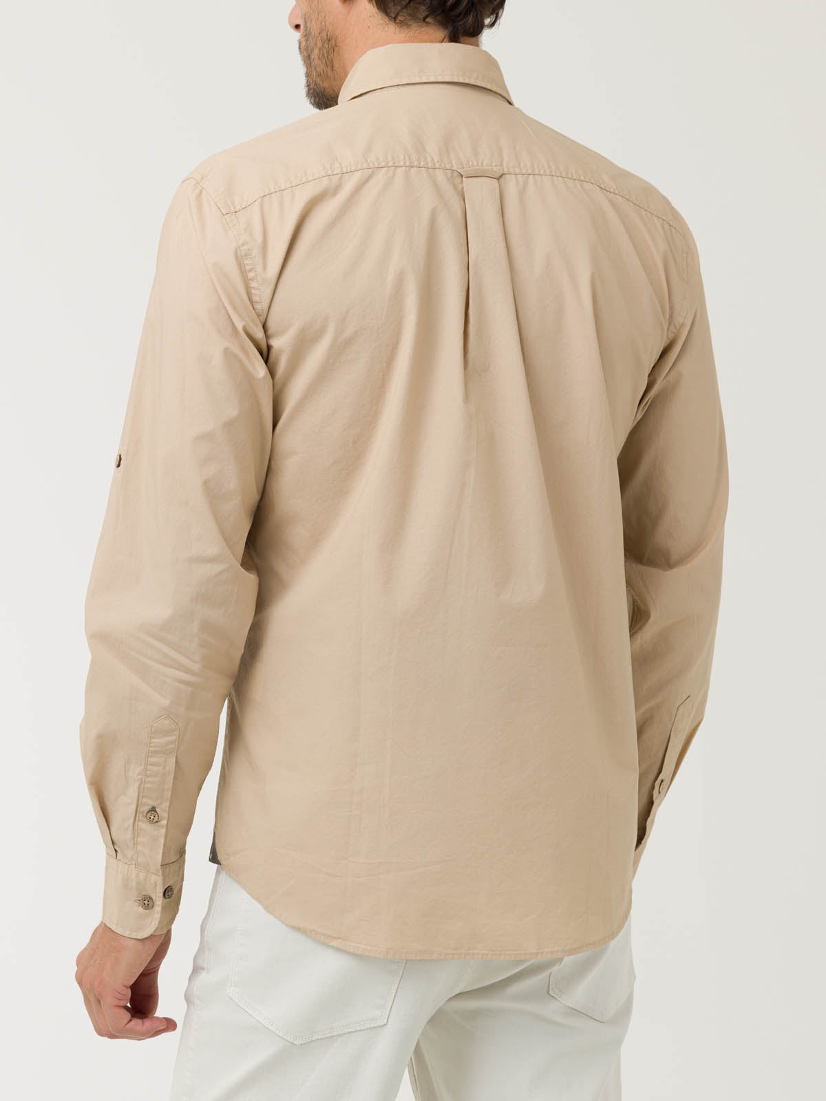 Camisa Algodón Orgánico Hombre Galiton Café Rockford