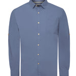 Camisa Algodón Orgánico Hombre Galiton Azul Rockford