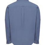 Camisa Algodón Orgánico Hombre Galiton Azul Rockford