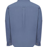 Camisa Algodón Orgánico Hombre Galiton Azul Rockford