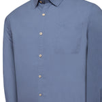 Camisa Algodón Orgánico Hombre Galiton Azul Rockford