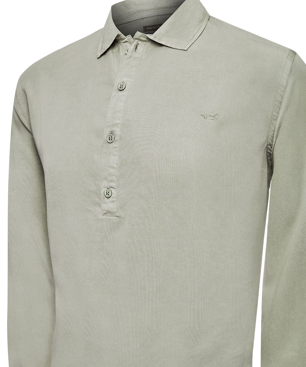 Camisa Tencel Hombre Tencelhalf Gris Rockford