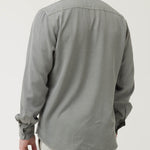 Camisa Tencel Hombre Tencelhalf Gris Rockford