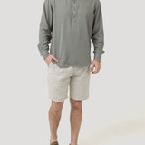 Camisa Tencel Hombre Tencelhalf Gris Rockford