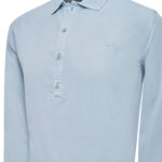 Camisa Tencel Hombre Tencelhalf Azul Rockford