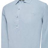Camisa Tencel Hombre Tencelhalf Azul Rockford