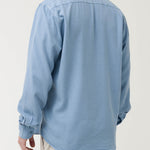 Camisa Tencel Hombre Tencelhalf Azul Rockford