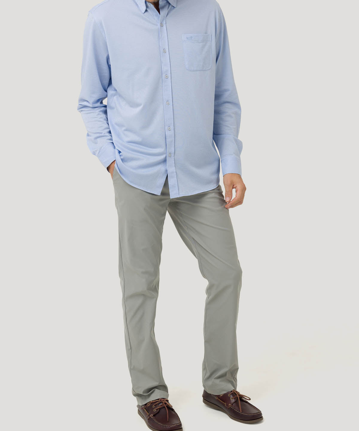 Pantalón Fibras Recicladas Hombre Travel Gris Rockford
