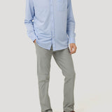 Pantalón Fibras Recicladas Hombre Travel Gris Rockford