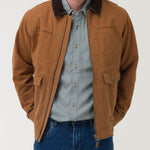 Chaqueta Algodón Orgánico Hombre Tundra Café Rockford