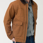 Chaqueta Algodón Orgánico Hombre Tundra Café Rockford