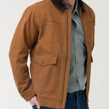 Chaqueta Algodón Orgánico Hombre Tundra Café Rockford