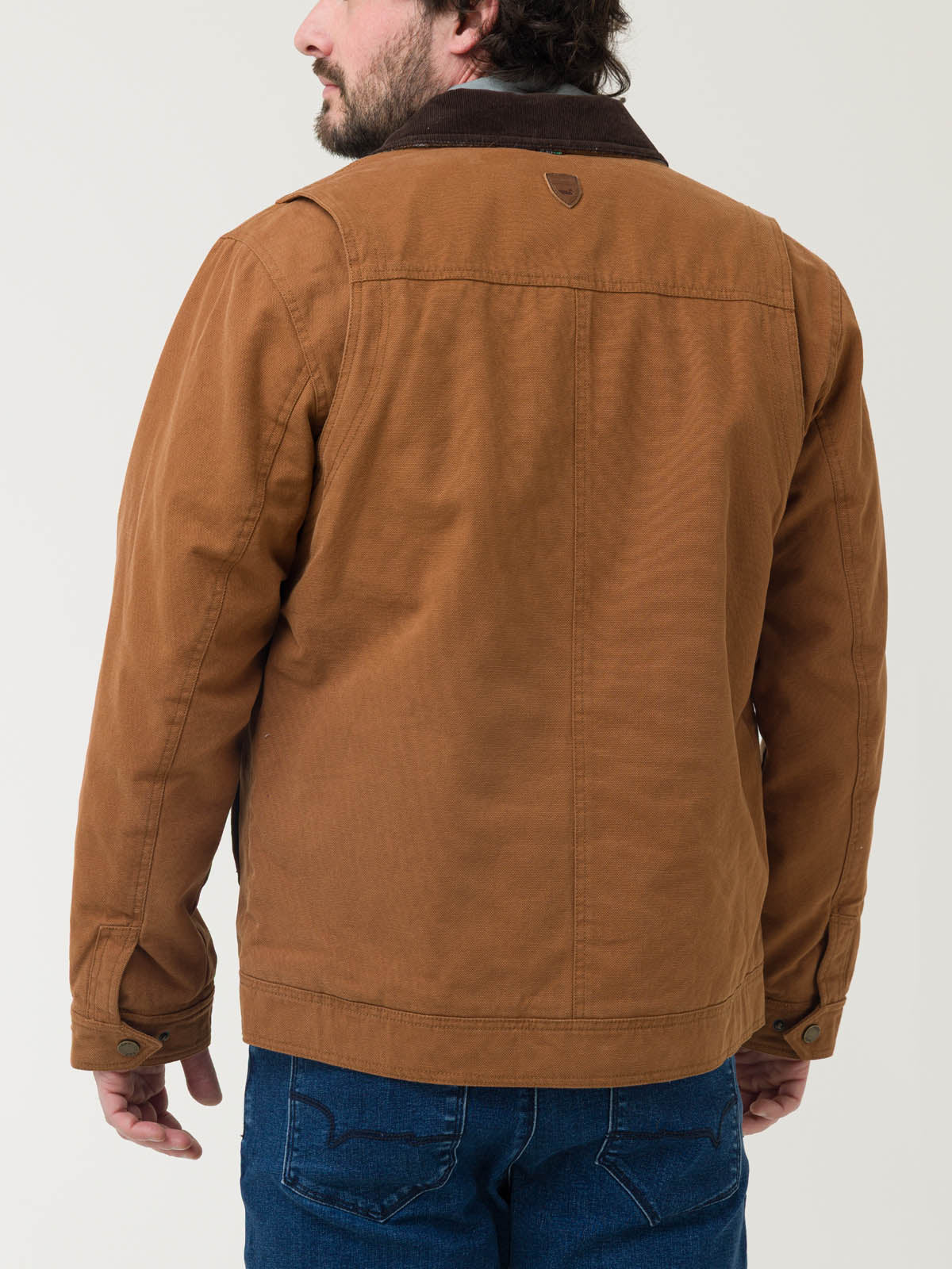 Chaqueta Algodón Orgánico Hombre Tundra Café Rockford