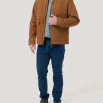Chaqueta Algodón Orgánico Hombre Tundra Café Rockford