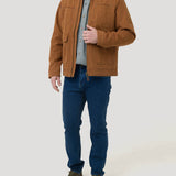 Chaqueta Algodón Orgánico Hombre Tundra Café Rockford