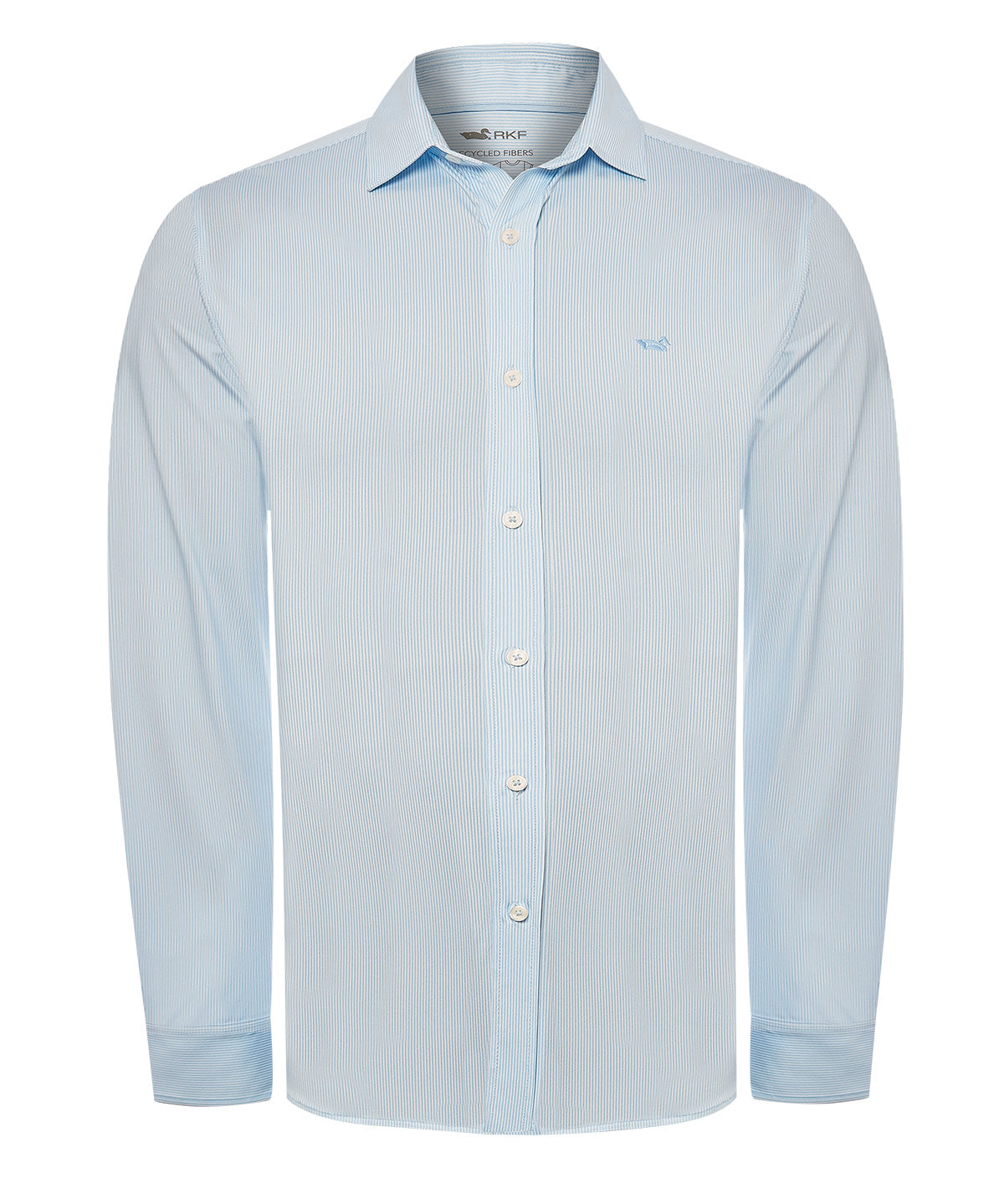 Camisa Fibras Recicladas Hombre Sports Azul Rockford