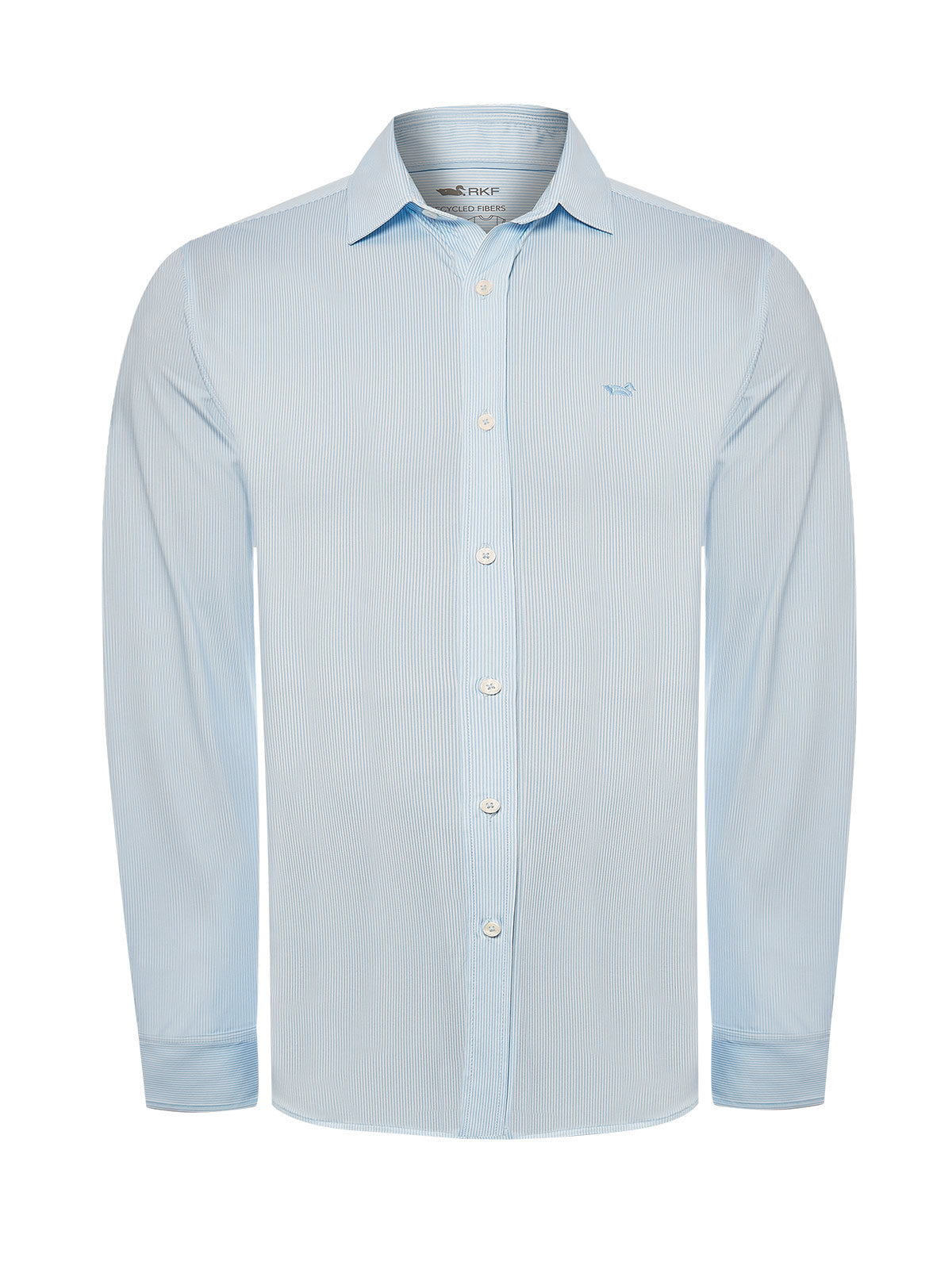 Camisa Fibras Recicladas Hombre Sports Azul Rockford