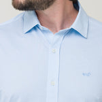 Camisa Fibras Recicladas Hombre Sports Azul Rockford