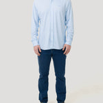 Camisa Fibras Recicladas Hombre Sports Azul Rockford