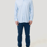 Camisa Fibras Recicladas Hombre Sports Azul Rockford