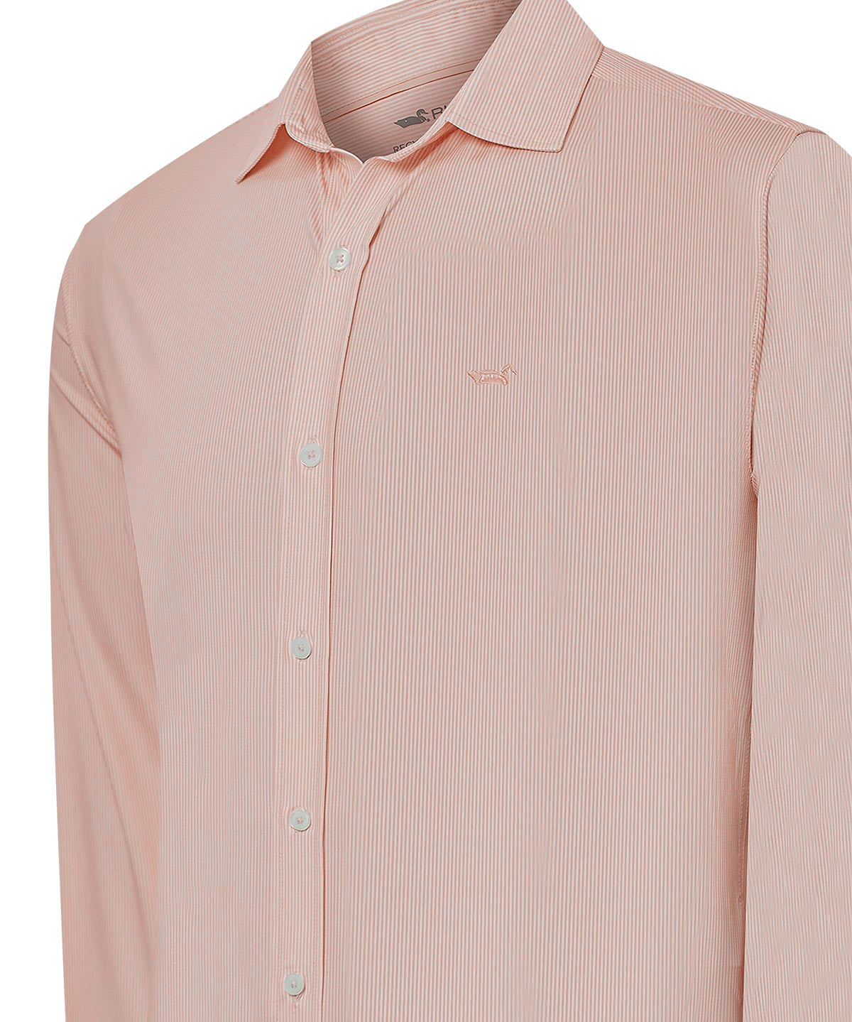 Camisa Fibras Recicladas Hombre Sports Naranjo Rockford