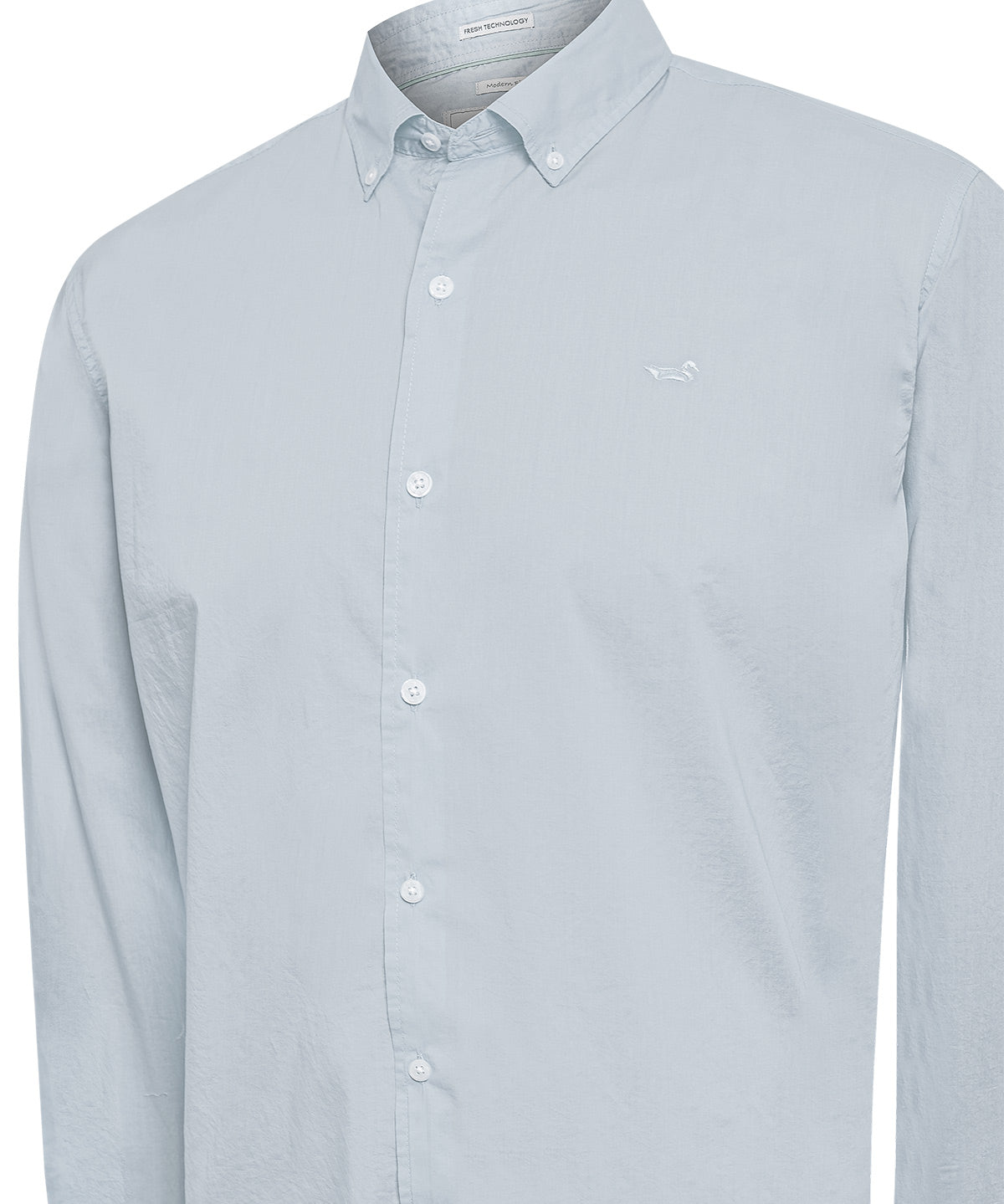 Camisa Algodón Orgánico Hombre Soft Azul Rockford