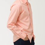 Camisa Algodón Orgánico Hombre Soft Naranjo Rockford