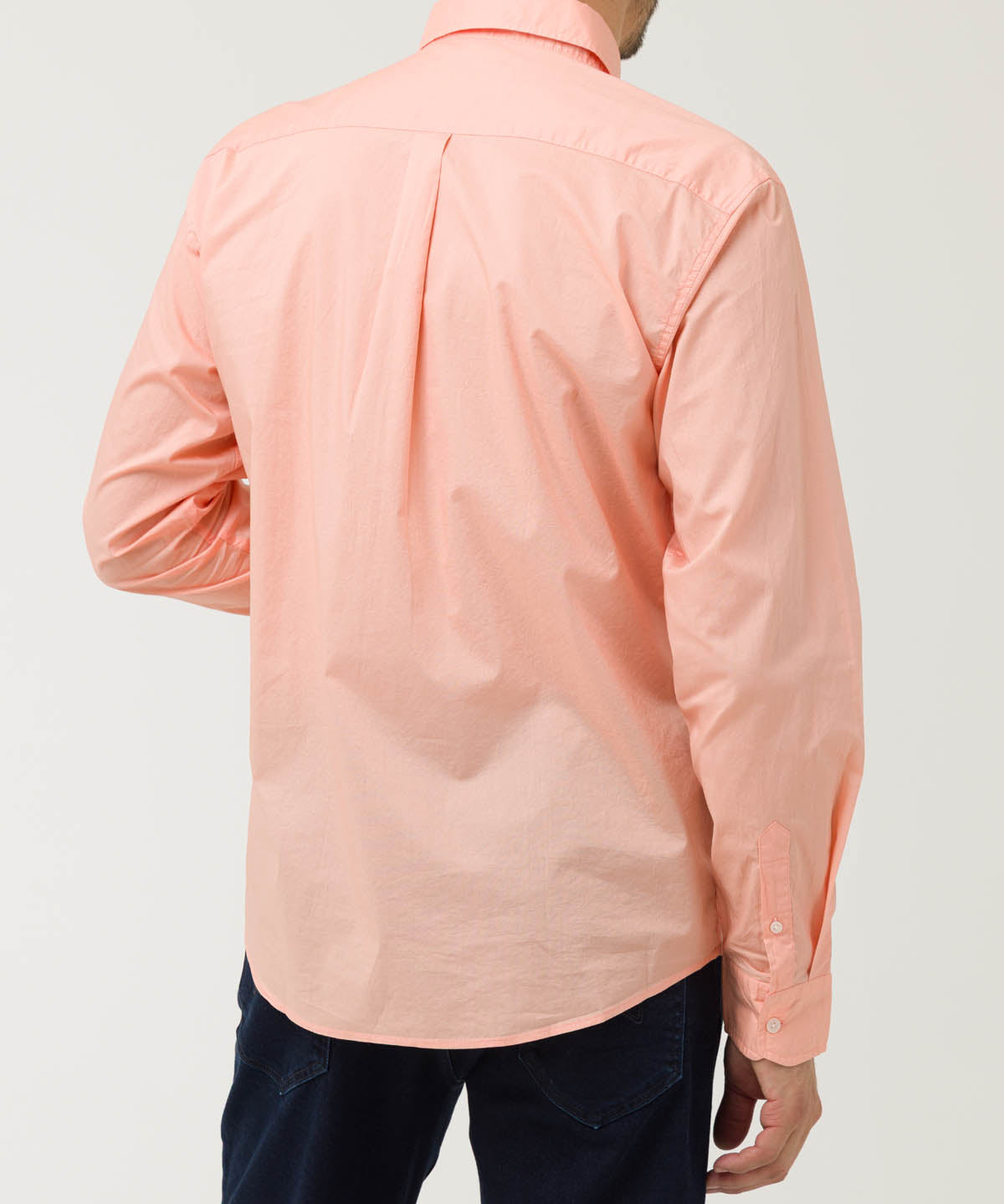 Camisa Algodón Orgánico Hombre Soft Naranjo Rockford