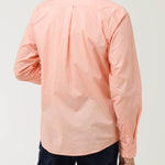 Camisa Algodón Orgánico Hombre Soft Naranjo Rockford