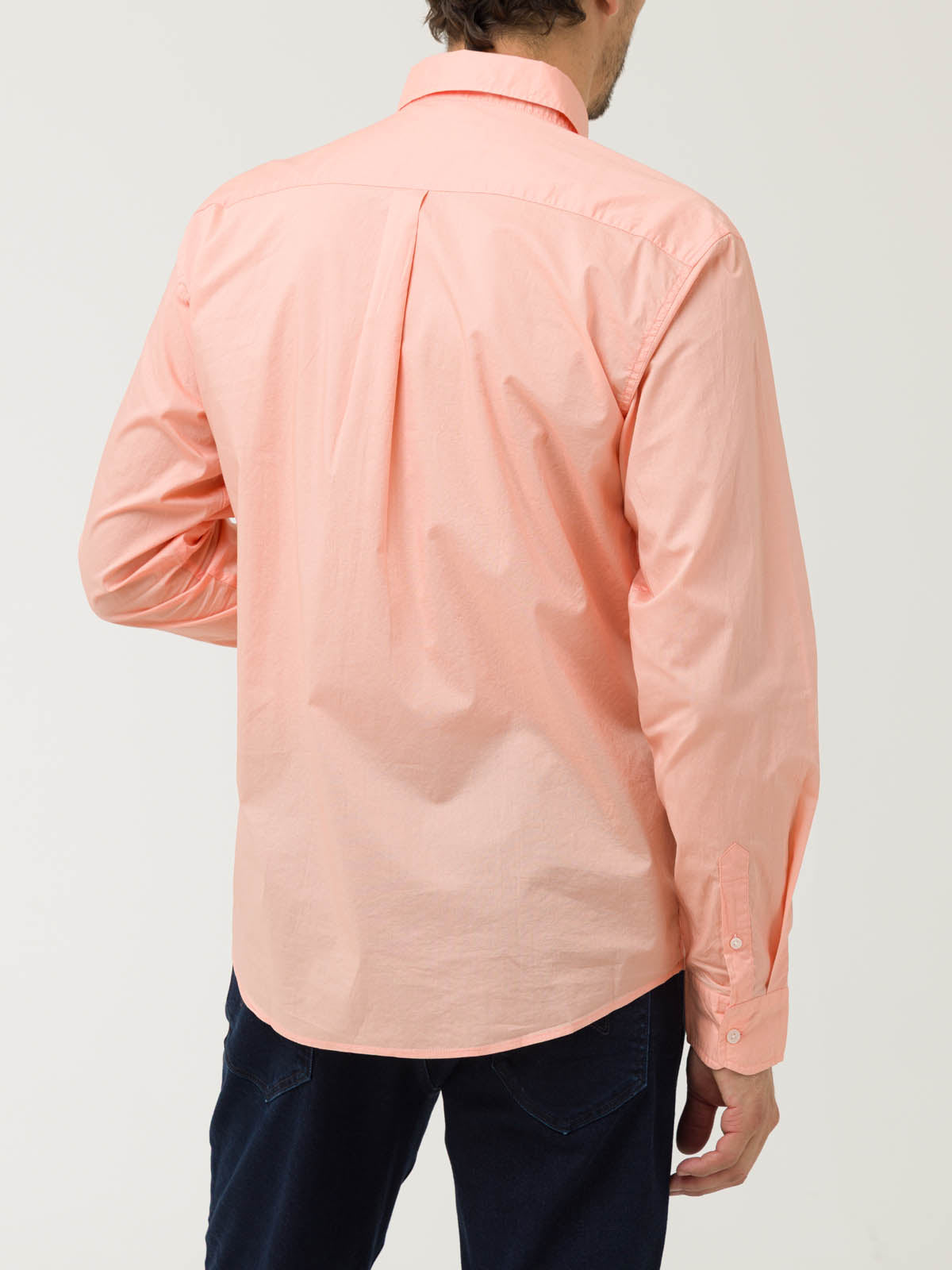 Camisa Algodón Orgánico Hombre Soft Naranjo Rockford