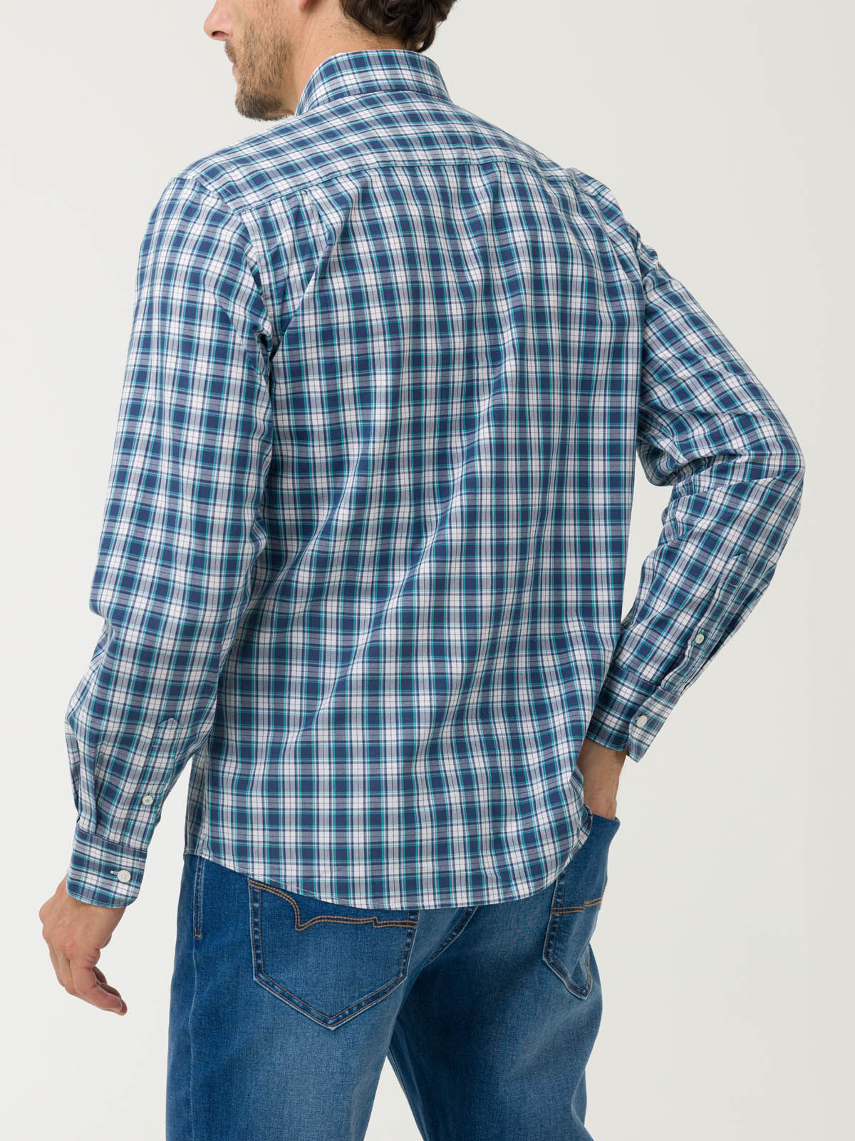 Camisa Algodón Orgánico Hombre Lighter Verde Oscuro Rockford