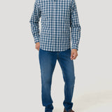 Camisa Algodón Orgánico Hombre Lighter Verde Oscuro Rockford