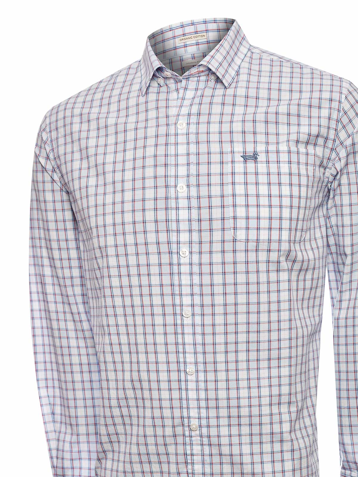 Camisa Algodón Orgánico Hombre Lighter Azul Rockford
