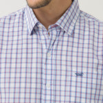 Camisa Algodón Orgánico Hombre Lighter Azul Rockford