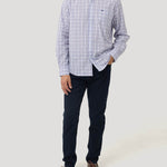 Camisa Algodón Orgánico Hombre Lighter Azul Rockford